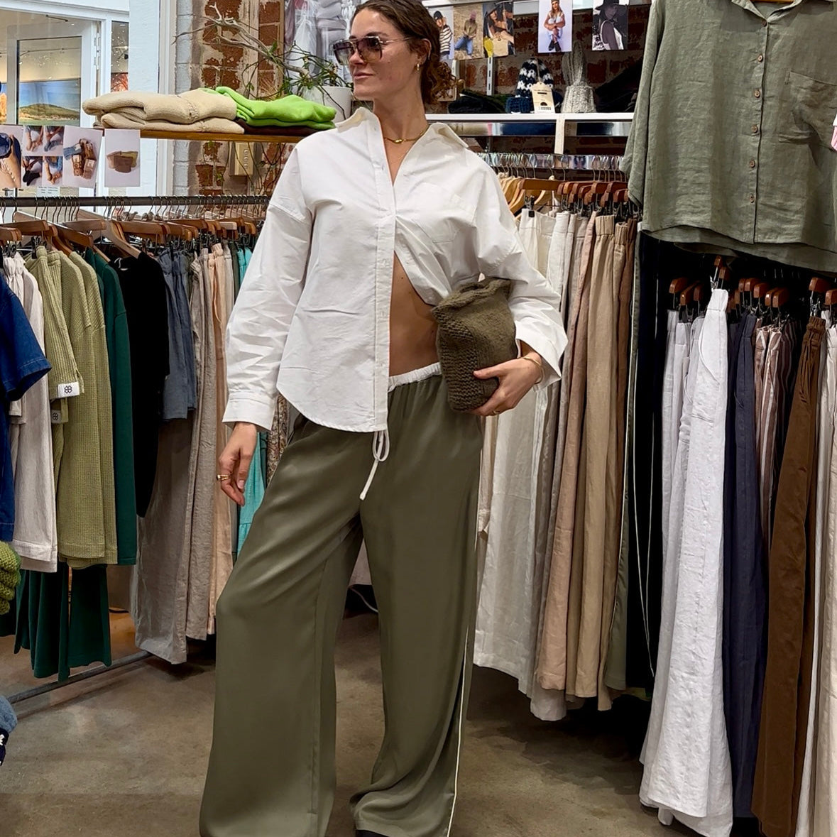 Lottie Pants Khaki
