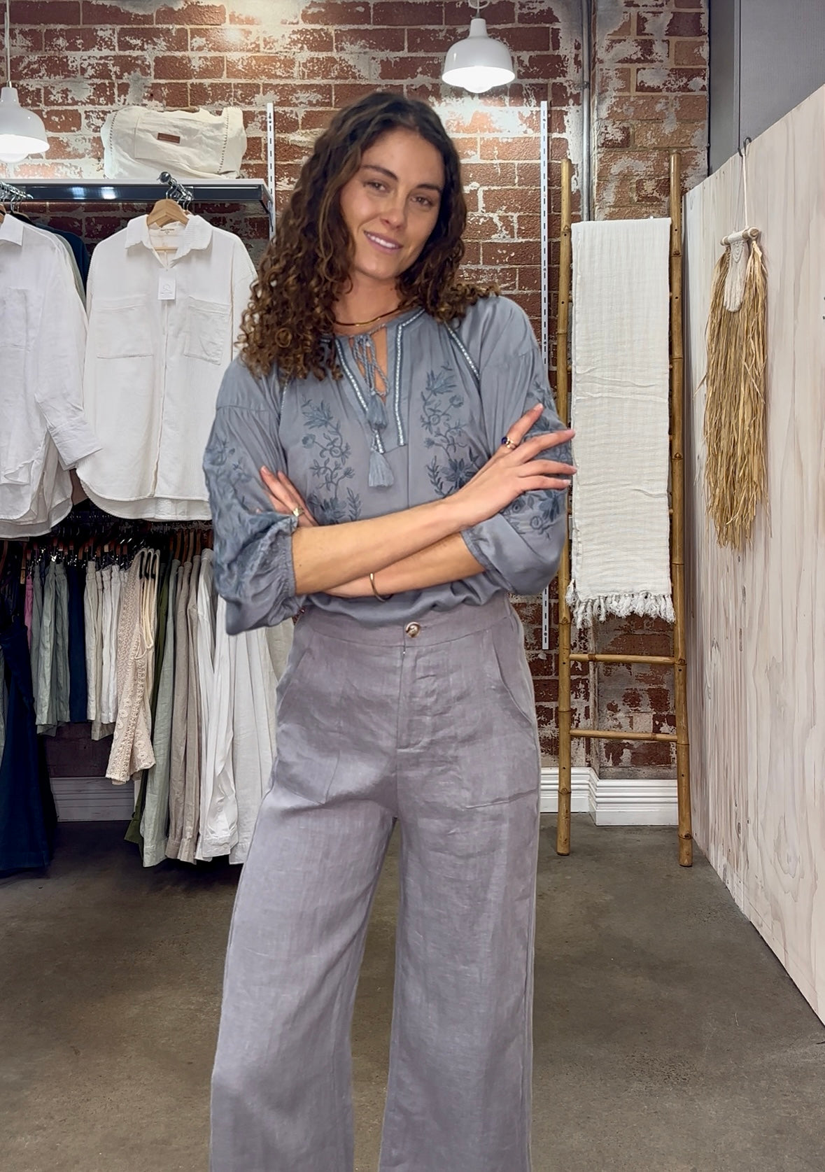 Desert Bloom Blouse Silvermoon