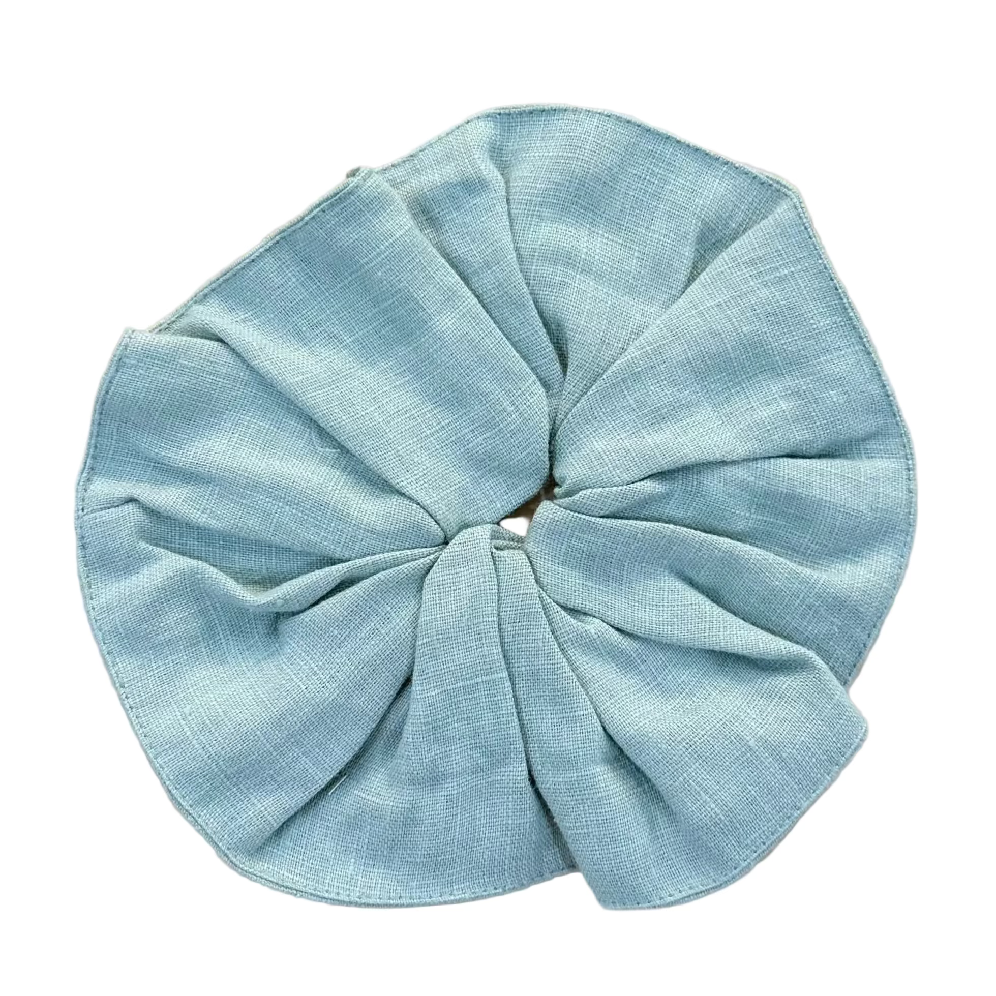 Jumbo DTO Linen Scrunchie - Desert to Ocean