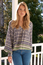 Load image into Gallery viewer, Lorena Print Long Sleeve Gabriella Top
