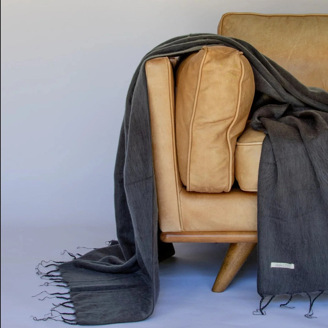 Blanket/Throw/Oversize Wrap Charcoal