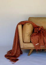 Load image into Gallery viewer, Blanket/Throw/Oversize Wrap Terracotta
