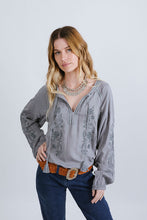 Load image into Gallery viewer, Desert Bloom Blouse Silvermoon
