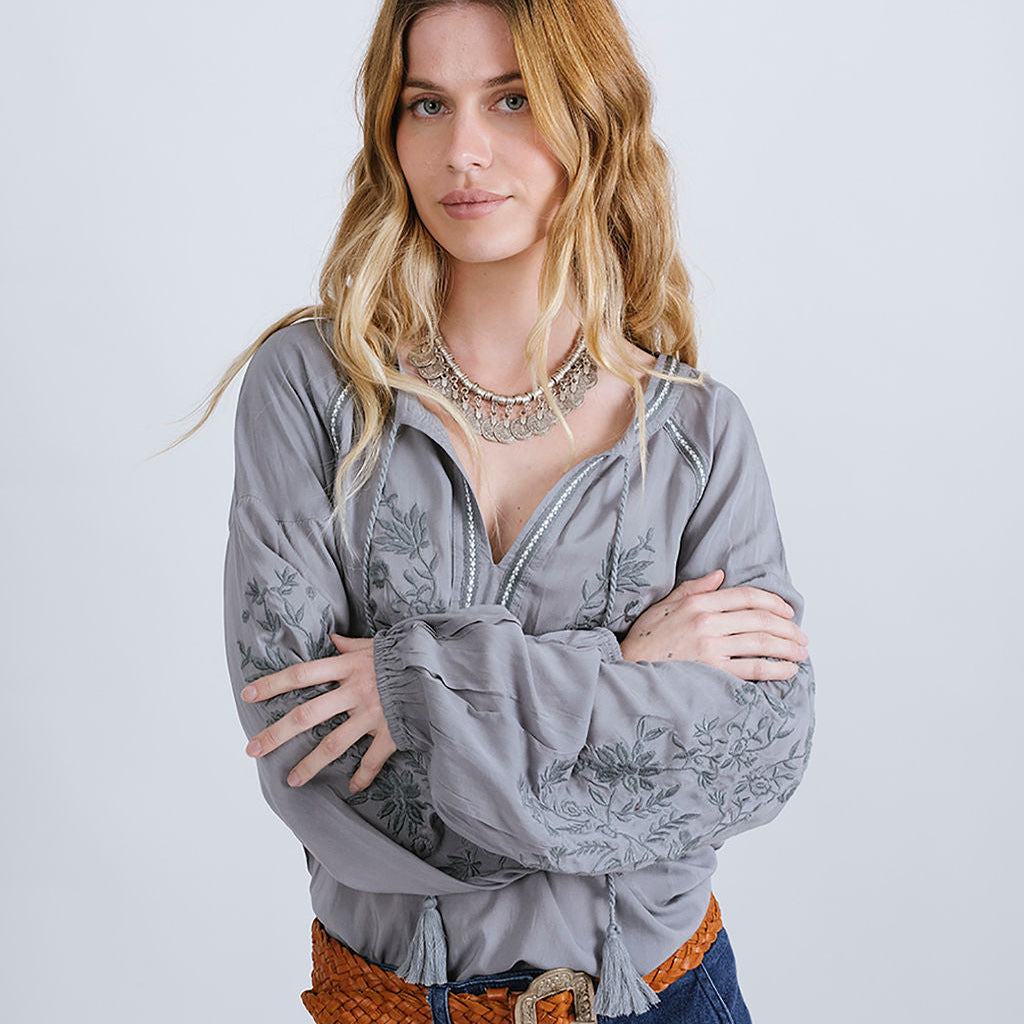 Desert Bloom Blouse Silvermoon