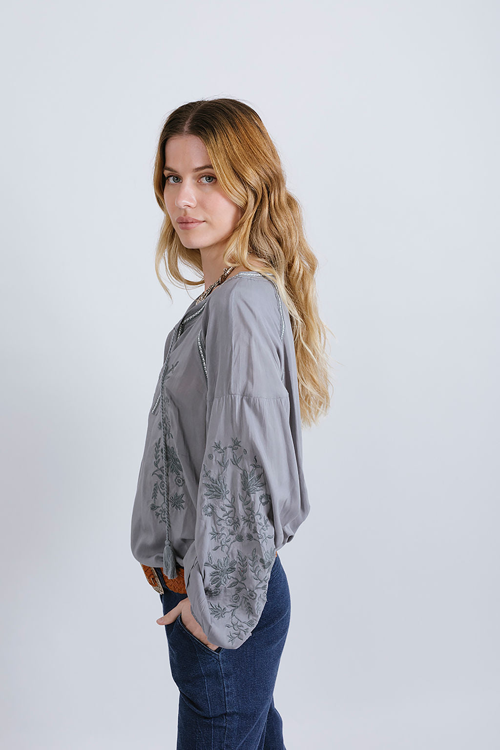 Desert Bloom Blouse Silvermoon