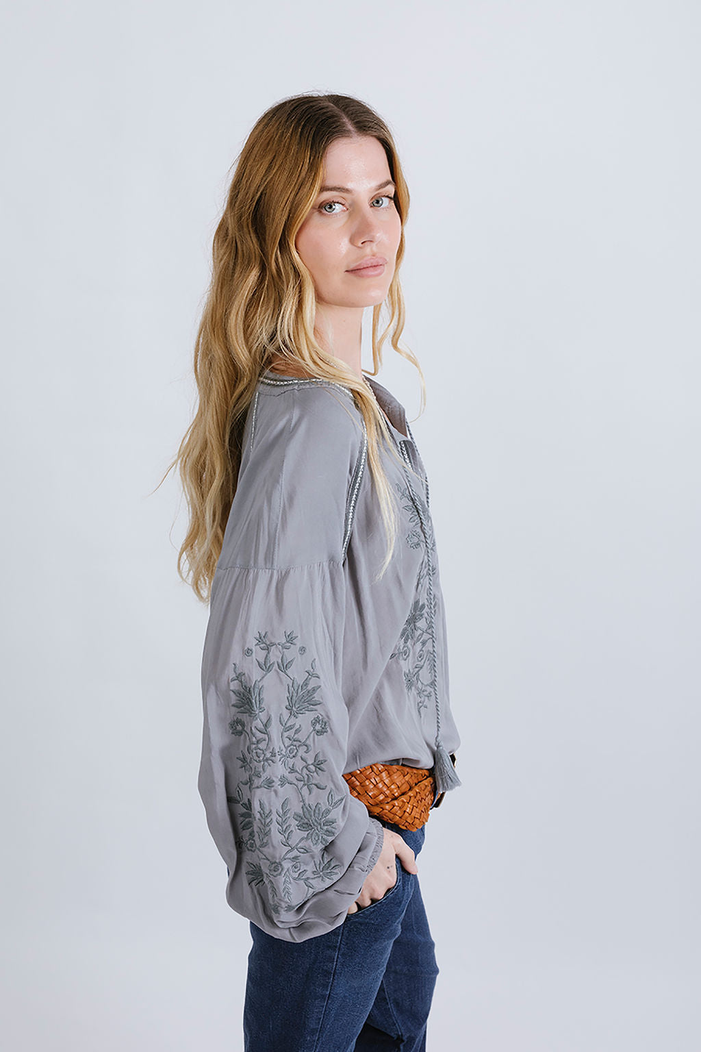 Desert Bloom Blouse Silvermoon