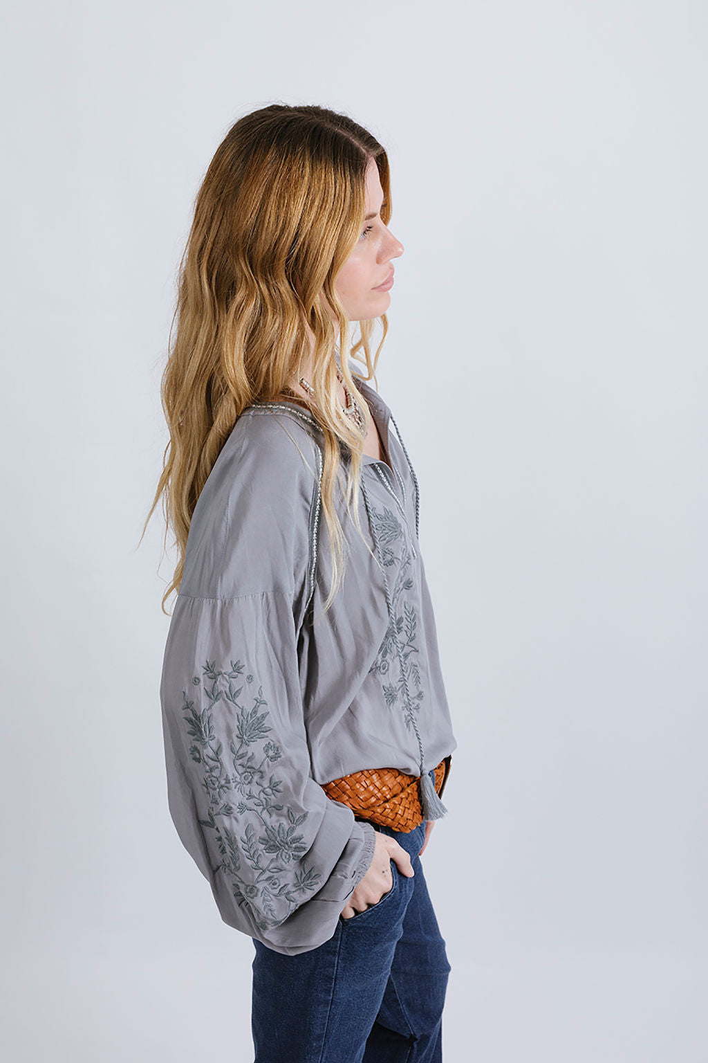 Desert Bloom Blouse Silvermoon