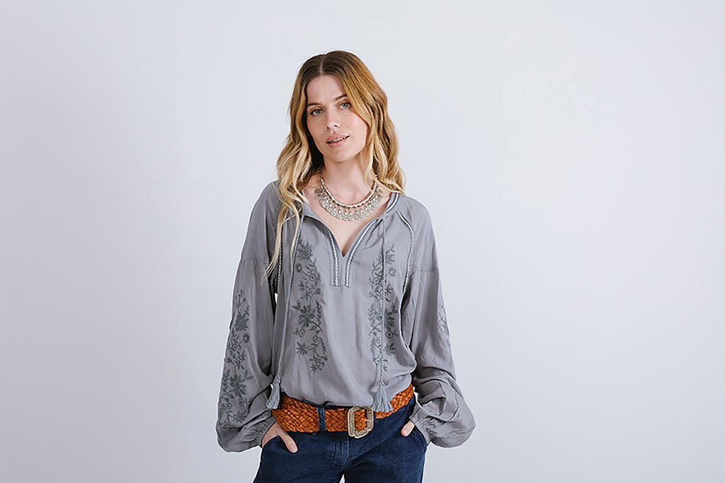 Desert Bloom Blouse Silvermoon