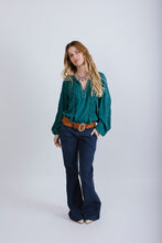 Load image into Gallery viewer, Desert Bloom Blouse Jade
