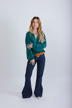Load image into Gallery viewer, Desert Bloom Blouse Jade
