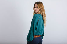 Load image into Gallery viewer, Desert Bloom Blouse Jade

