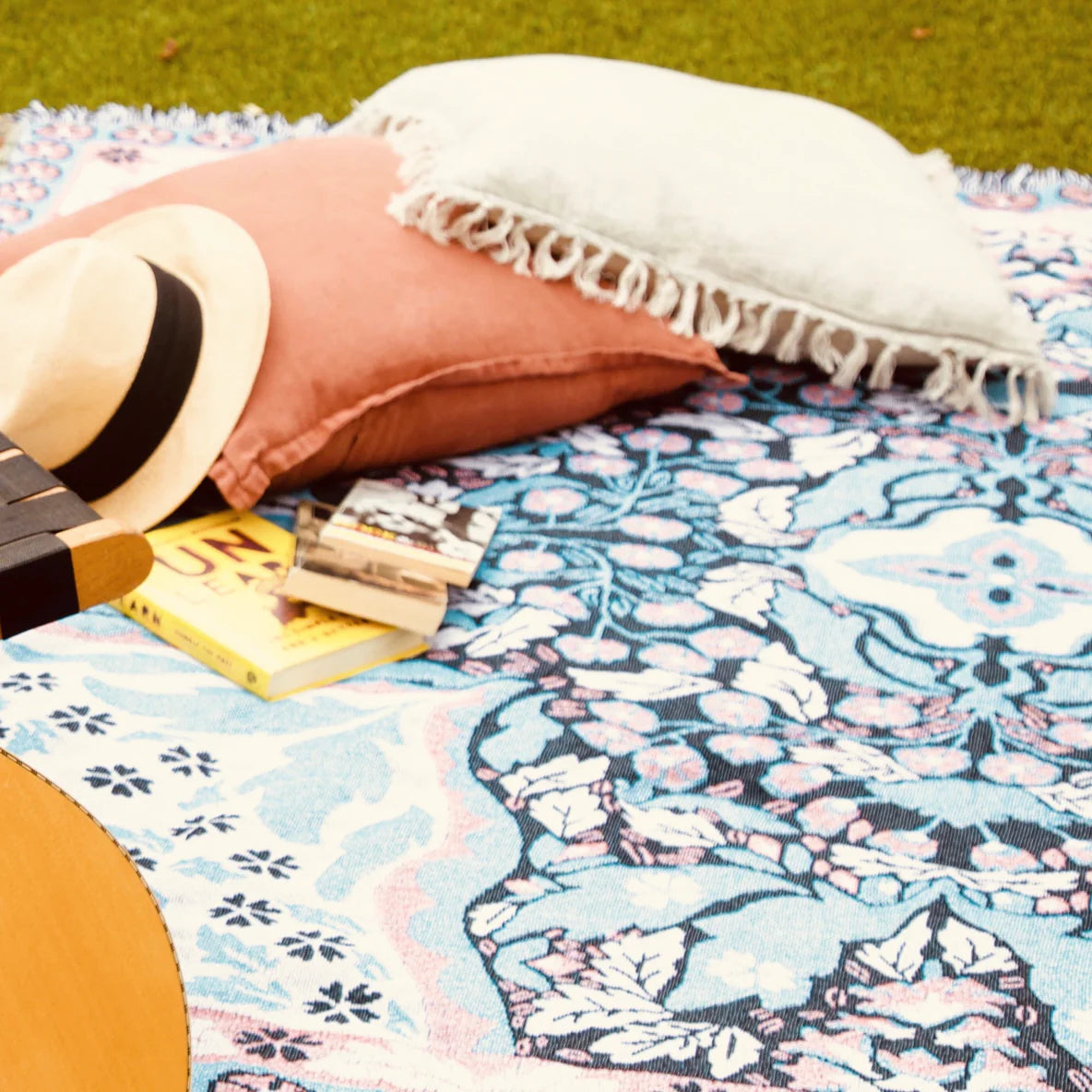 'All You Need Is Love' Woven Picnic Rug/Throw