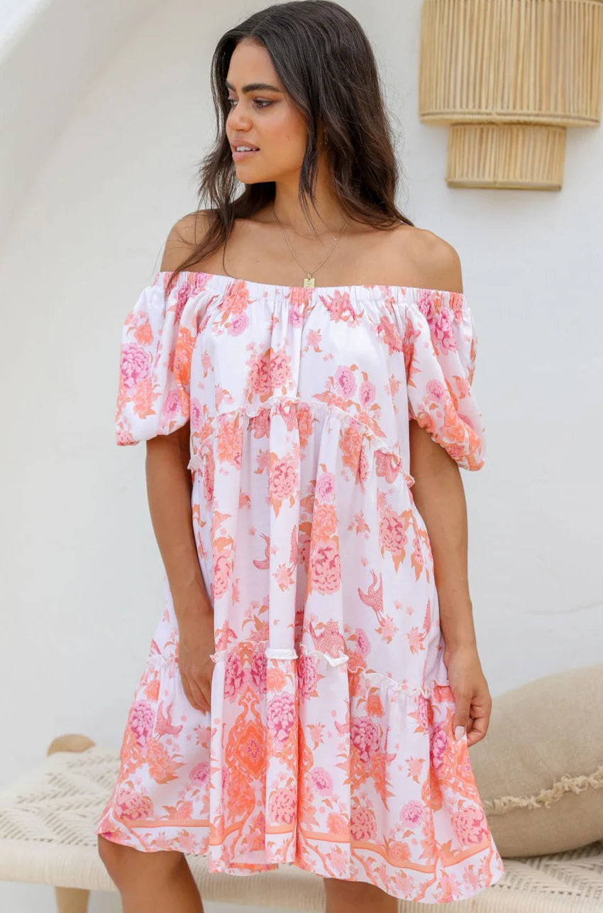 Spellbound Off Shoulder Mini Dress
