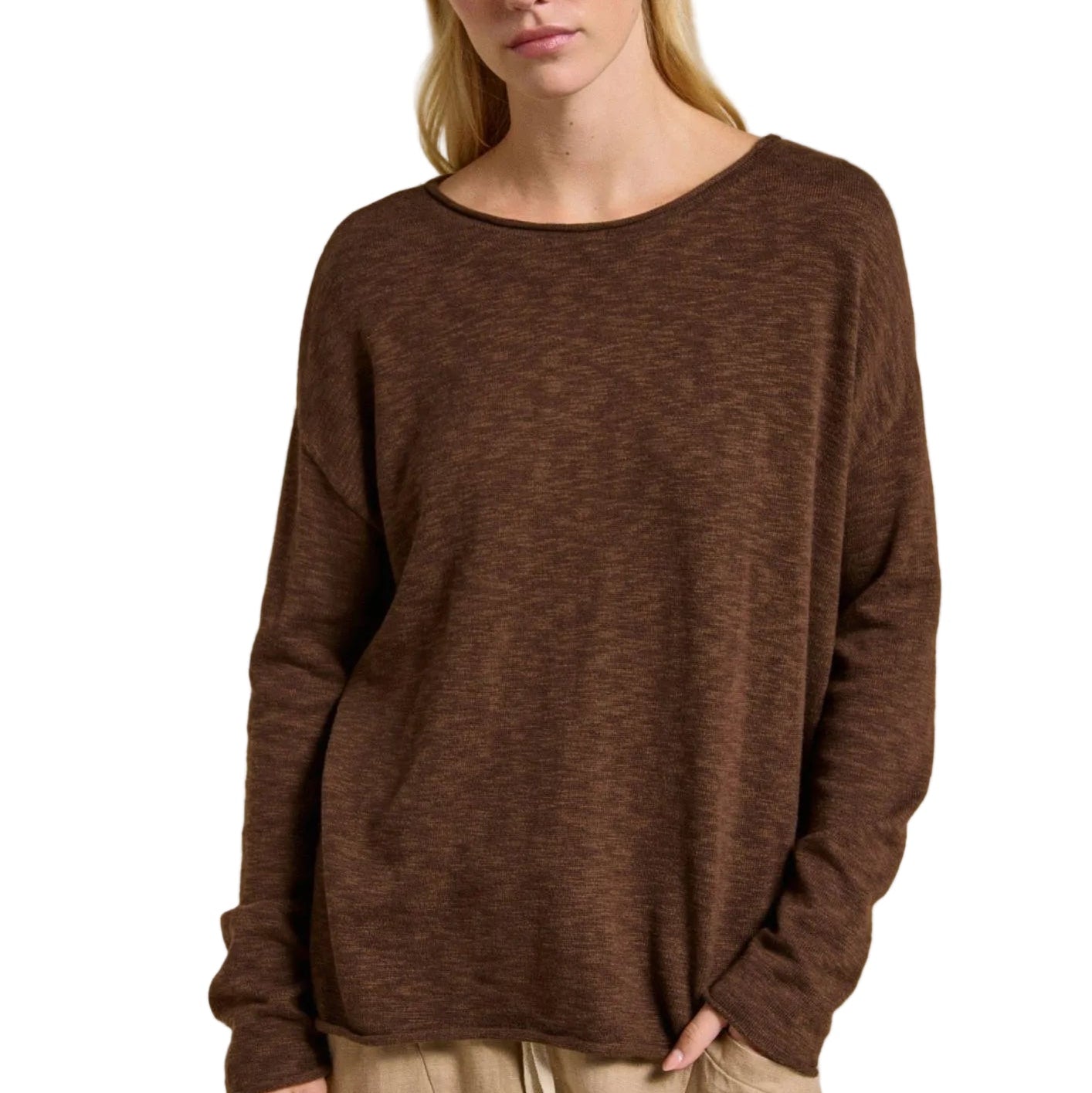 Nellie Top Chocolate - Desert to Ocean