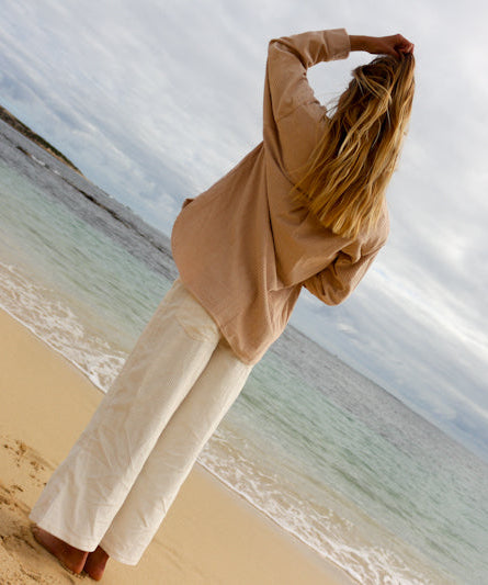 Horizon Cord Pant Cloud - Desert to Ocean