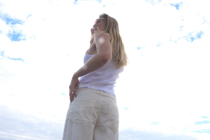 Horizon Cord Pant Cloud - Desert to Ocean
