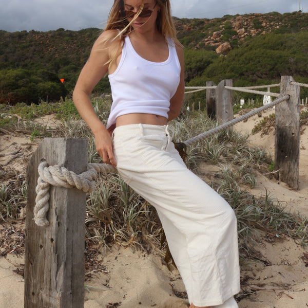 Horizon Cord Pant Cloud - Desert to Ocean
