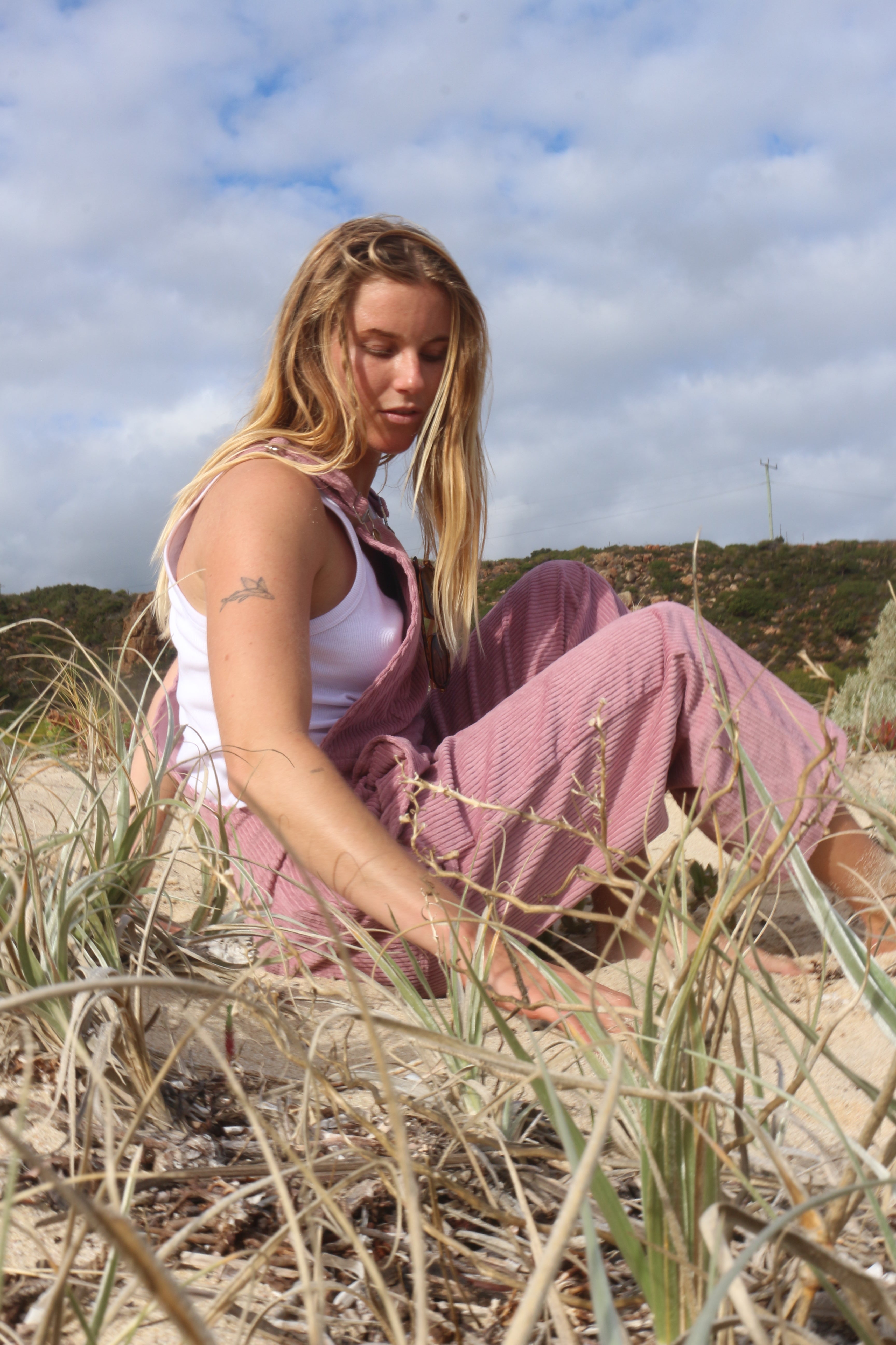 Denmark Cord Overalls Bordeaux - Desert to Ocean