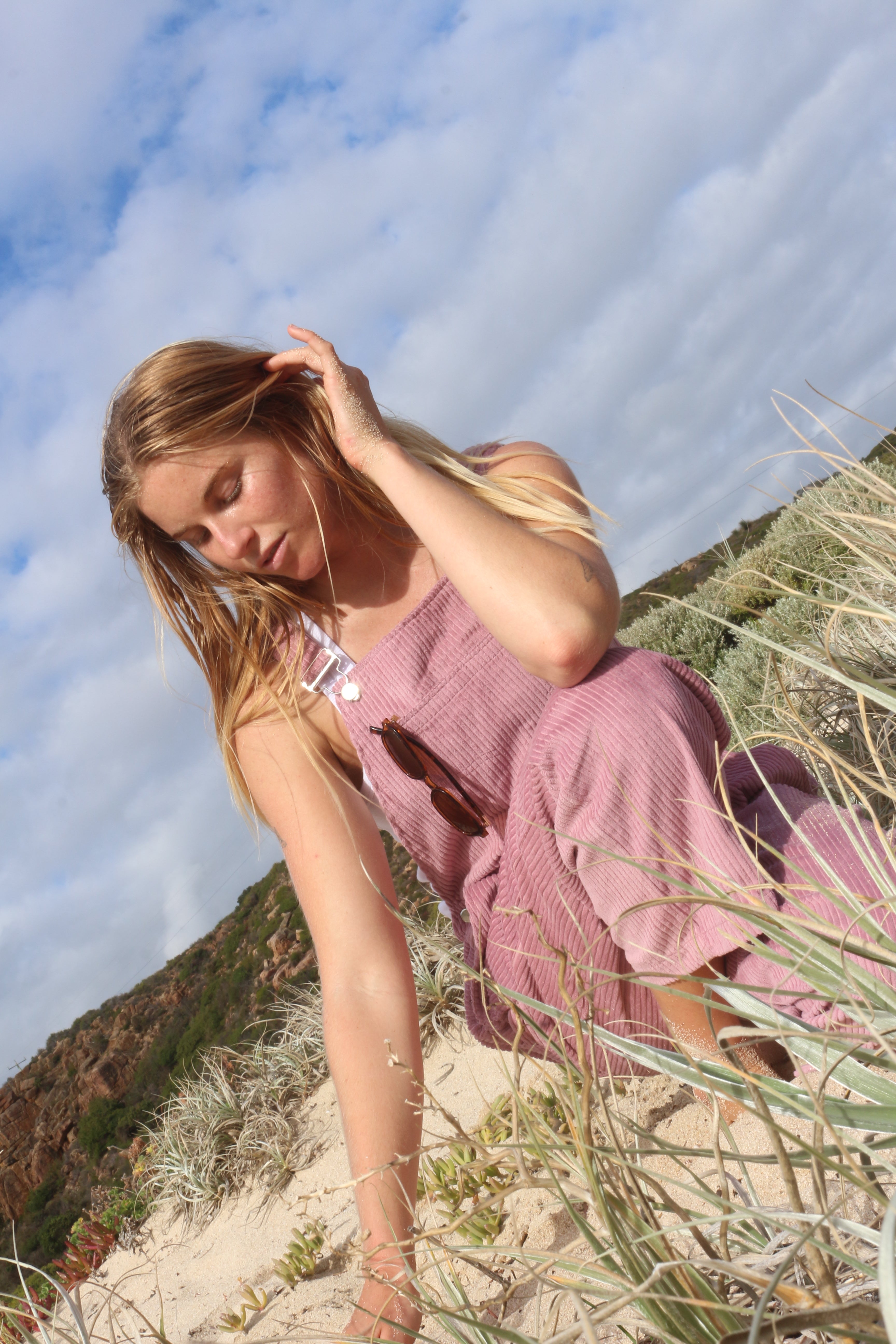 Denmark Cord Overalls Bordeaux - Desert to Ocean