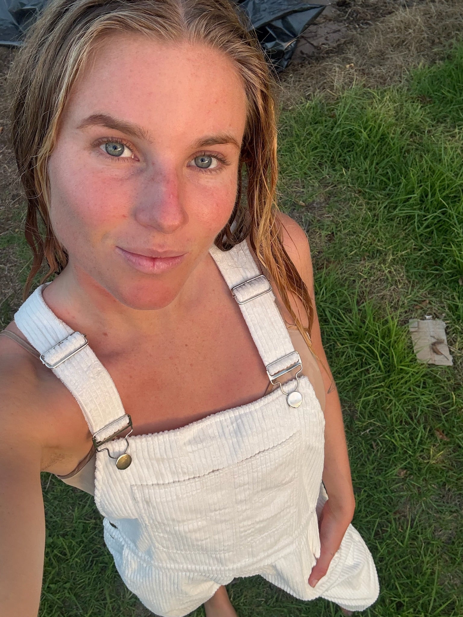Denmark Cord Overalls Cloud