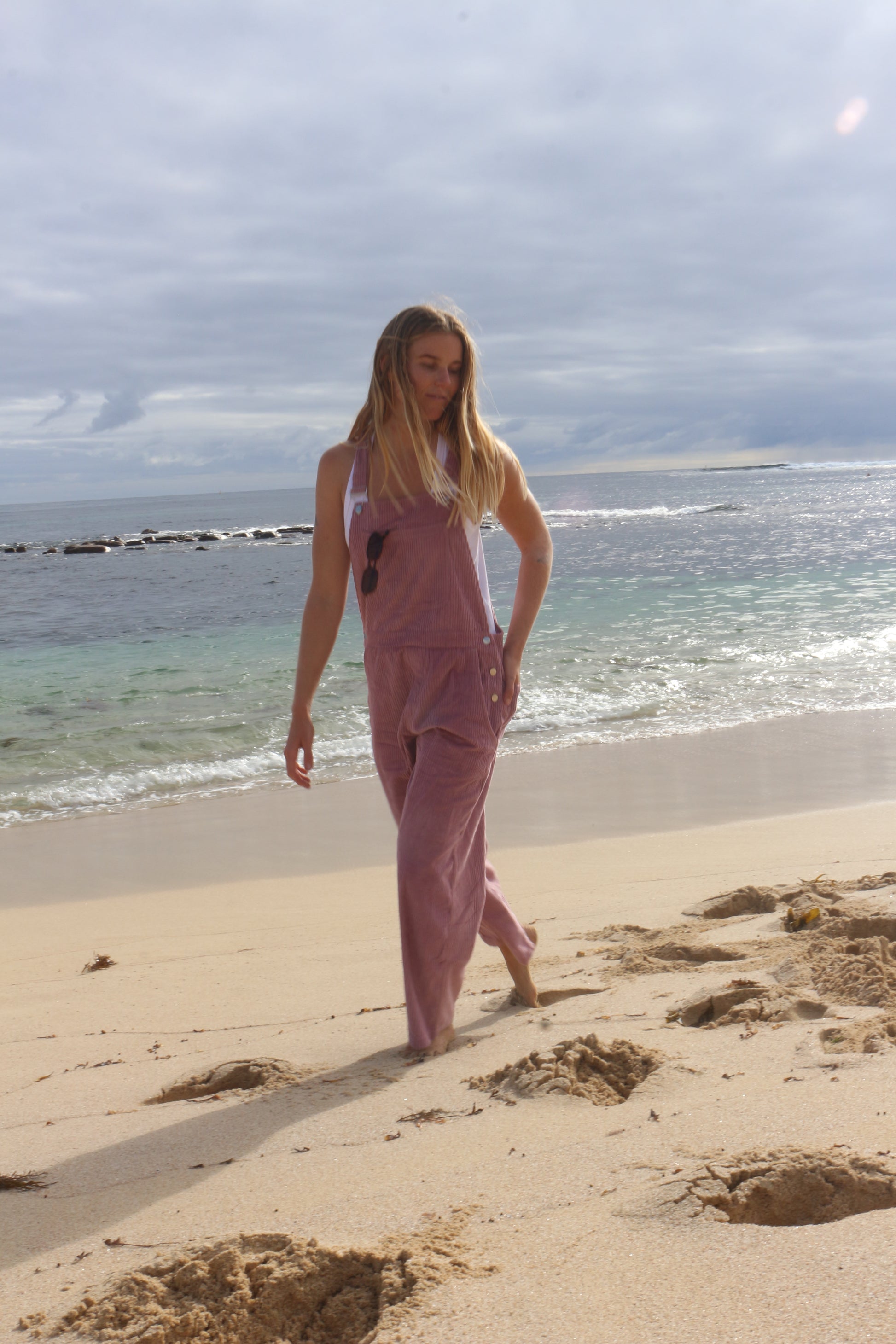 Denmark Cord Overalls Bordeaux - Desert to Ocean