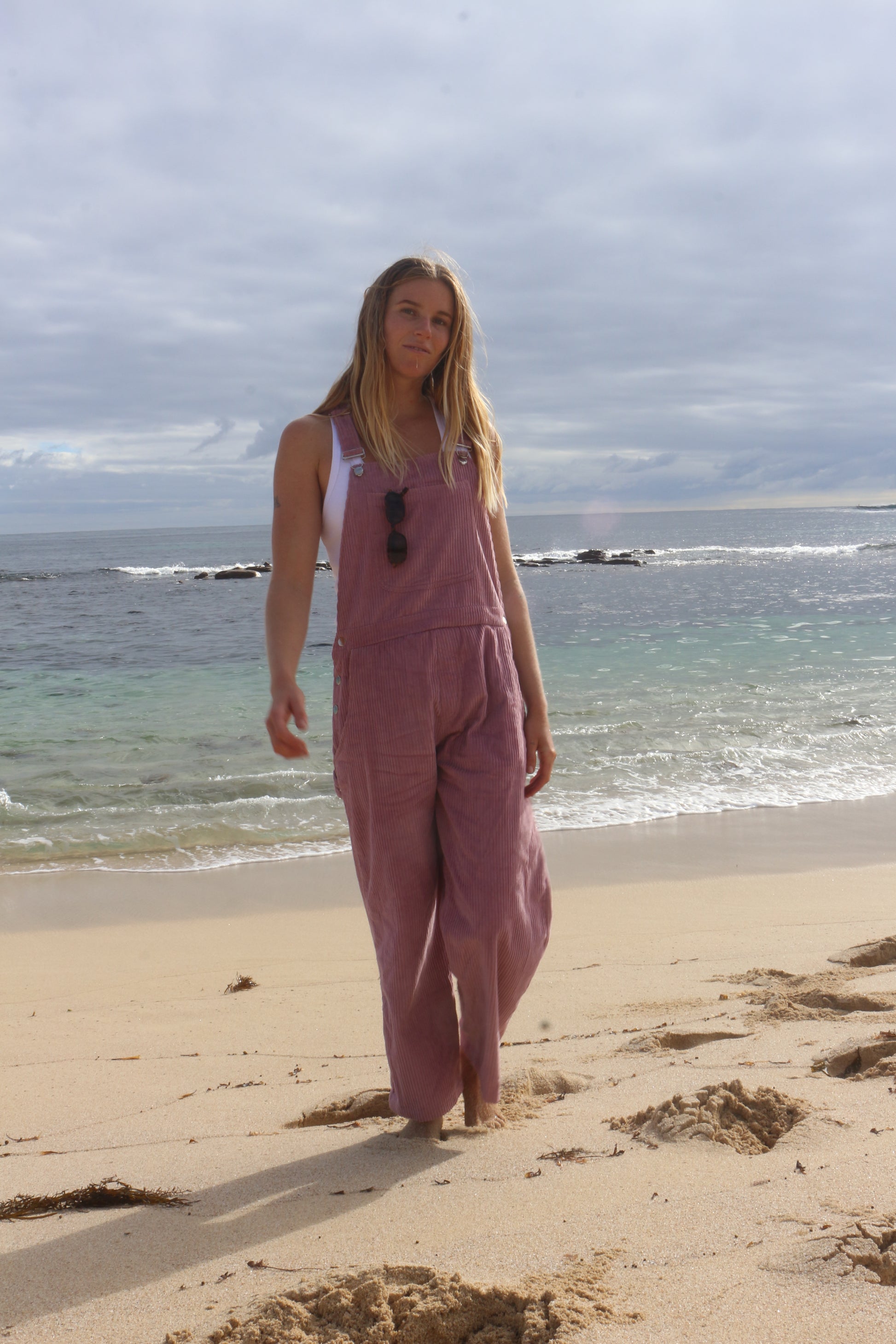 Denmark Cord Overalls Bordeaux - Desert to Ocean