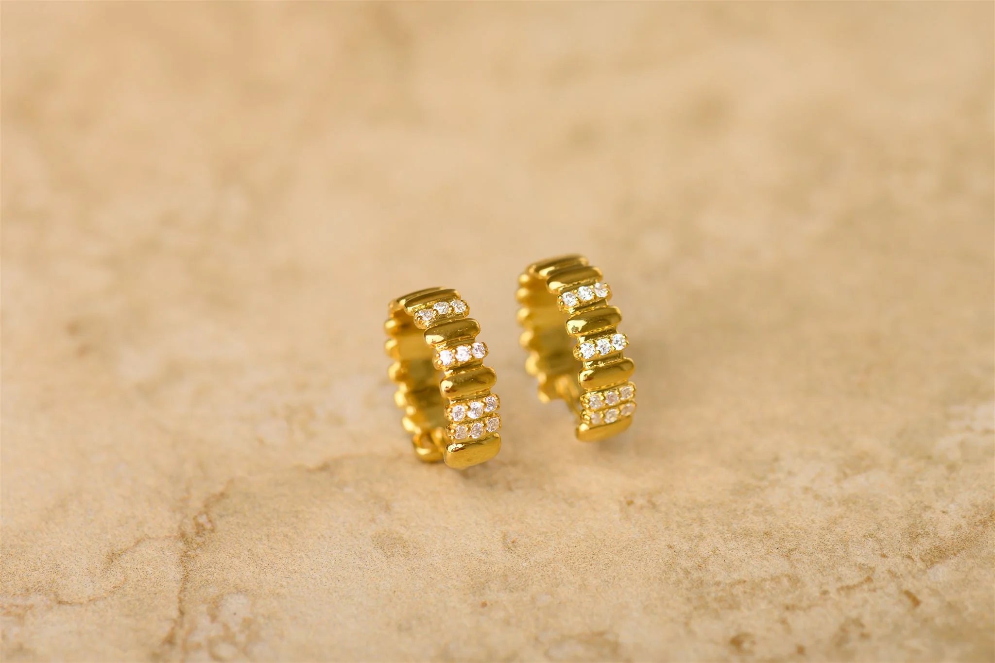 Glow Huggie Earrings