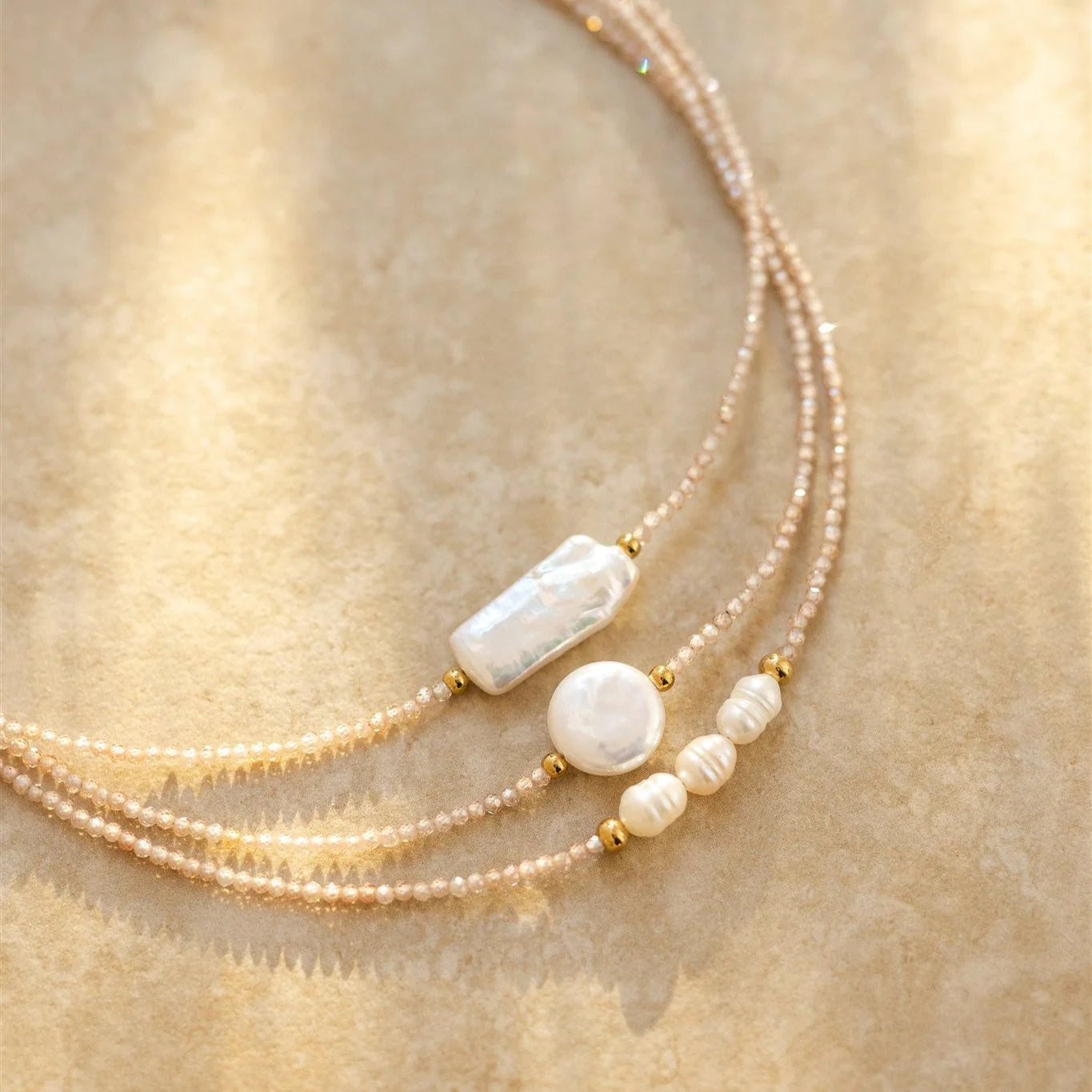 Koah Necklace Large Bead - Desert to Ocean