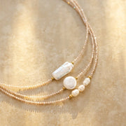 Koah Necklace Large Bead - Desert to Ocean
