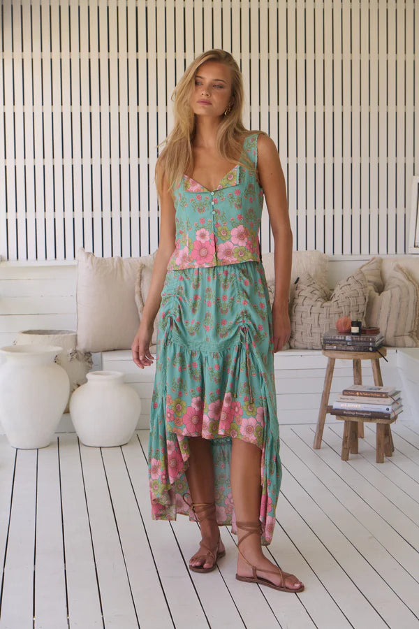 Meadowland Print Dewdrop Skirt