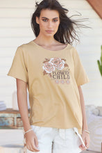 Load image into Gallery viewer, Wild Child T Shirt Latte
