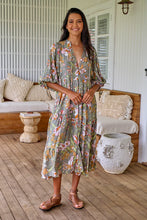 Load image into Gallery viewer, Rosemary Print Ria Midi Dress
