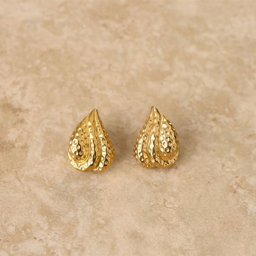 Lust 18Kt Yellow Gold Plated Stirling Silver Earrings