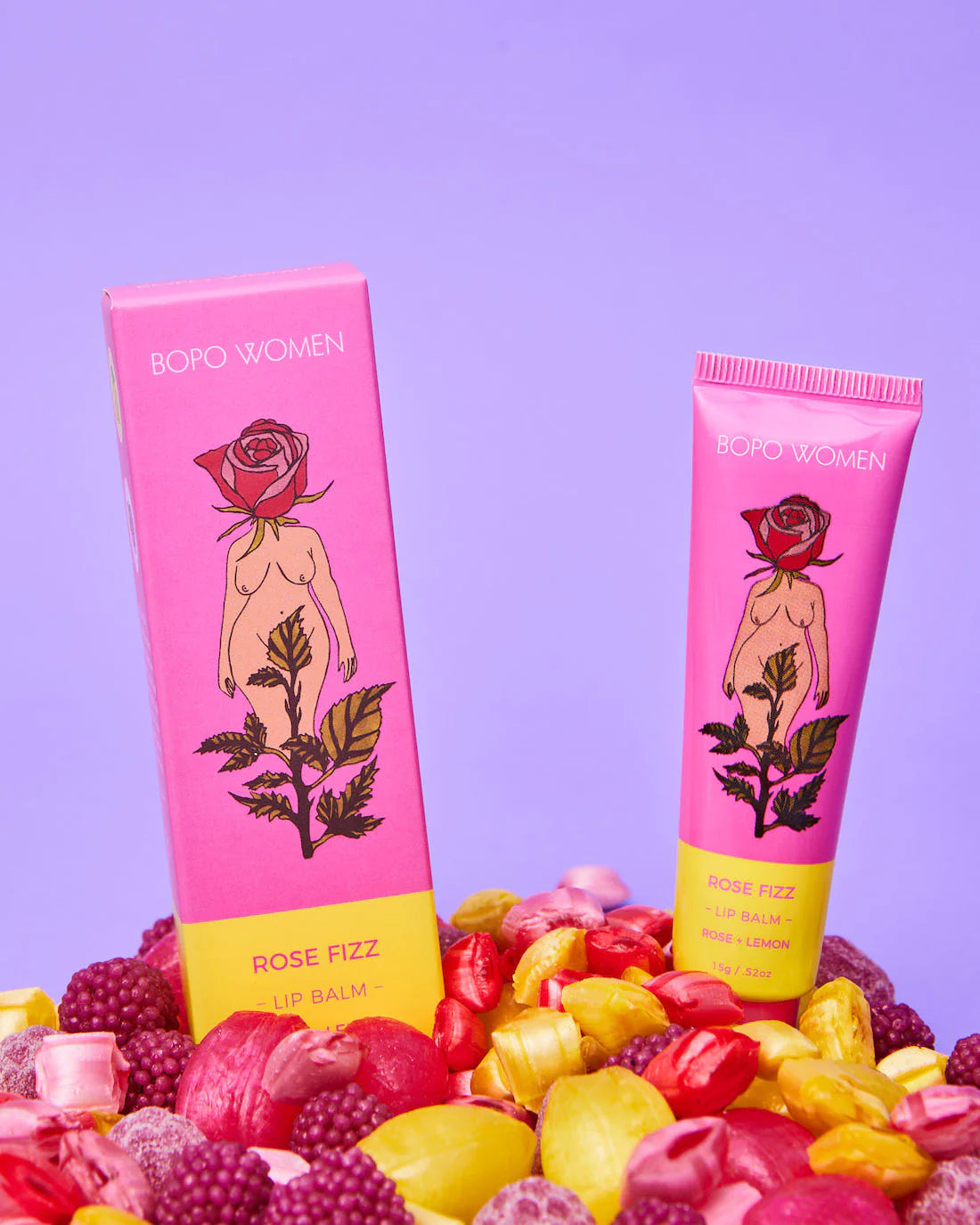 Rose Fizz Lip Balm - Desert to Ocean