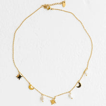 Load image into Gallery viewer, Moonstruck Necklace 18kt Gold Plated Necklace
