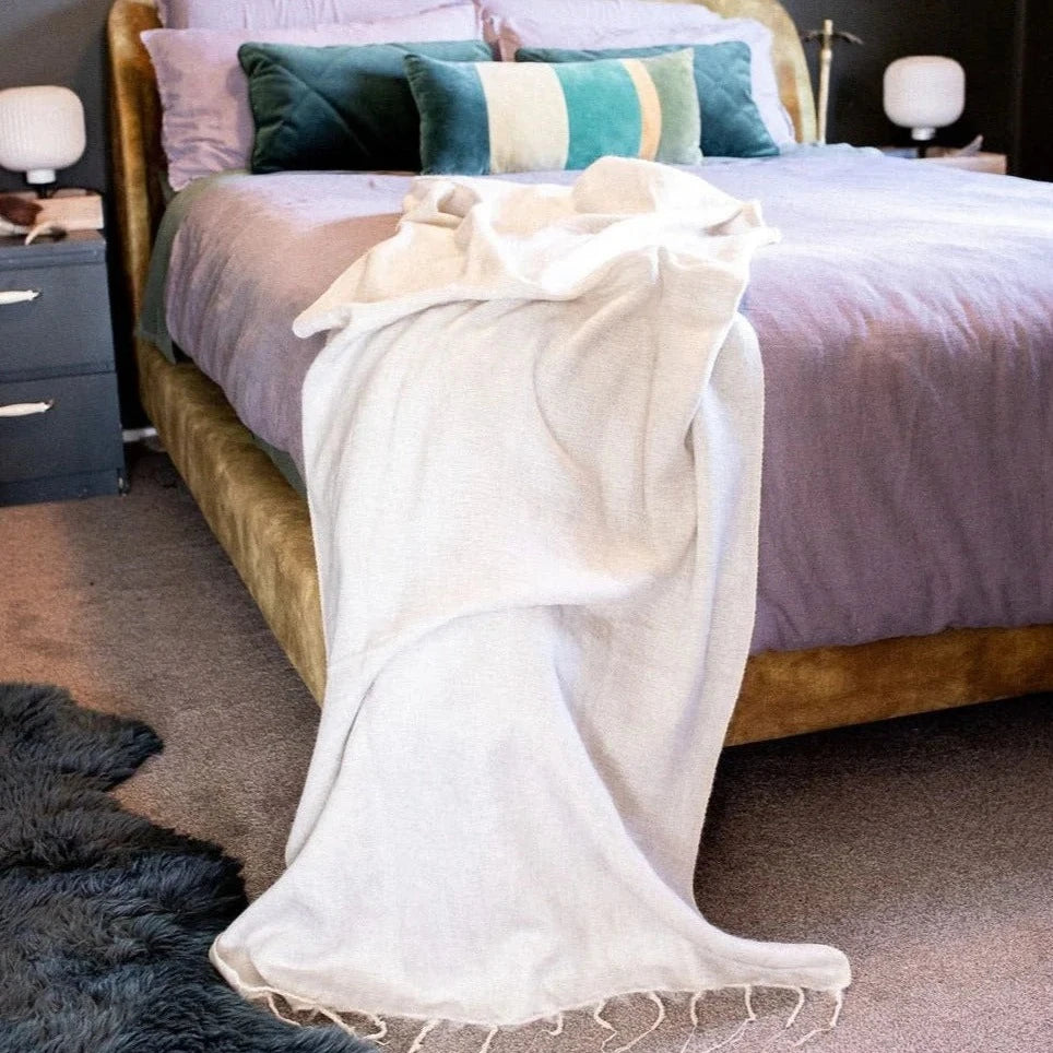 Blanket/Throw/Oversize Wrap Oatmeal