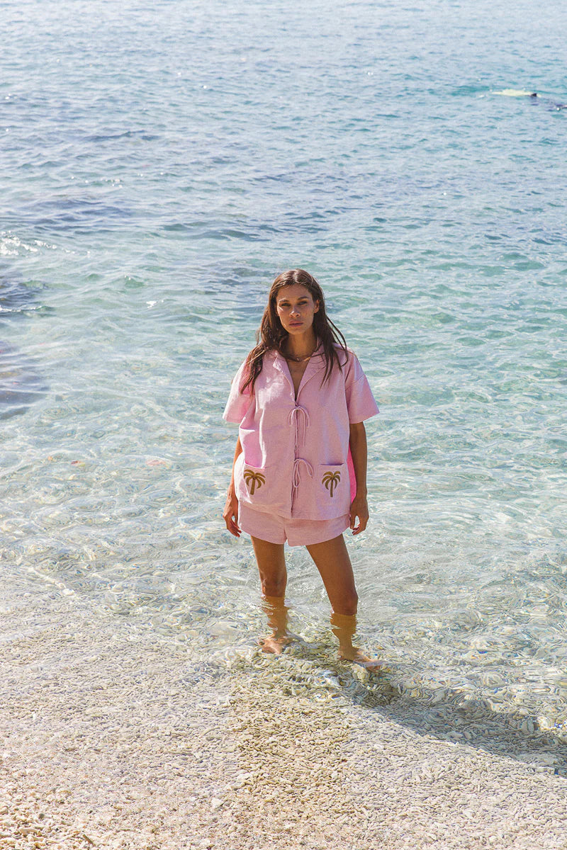 Ocean Blouse Pink