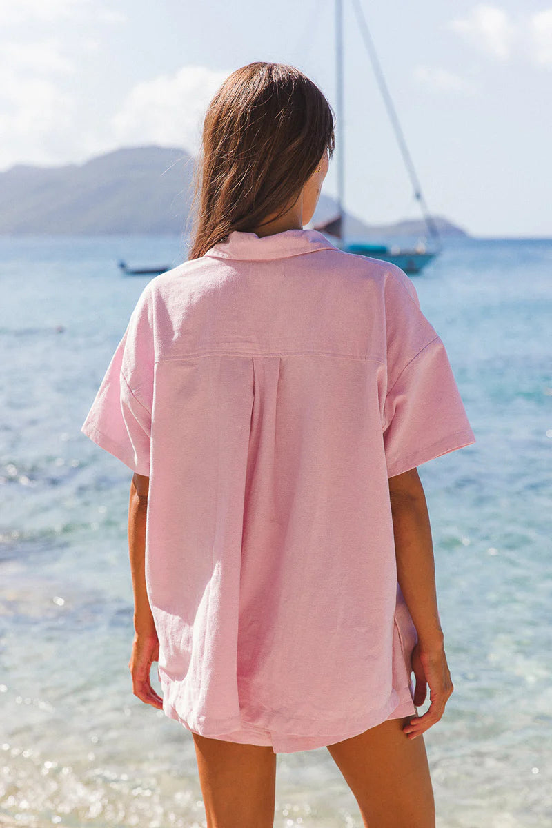 Ocean Blouse Pink