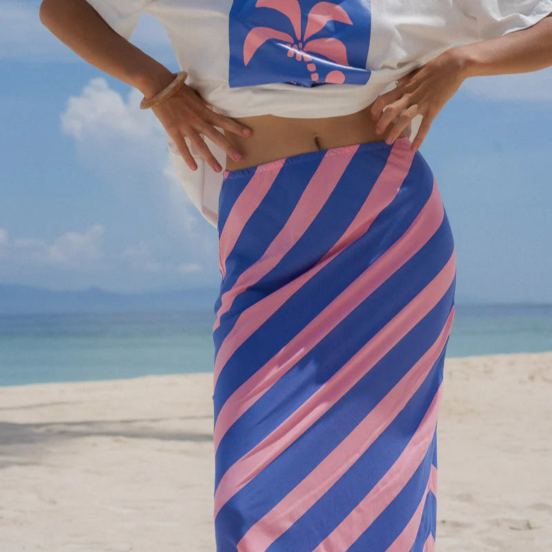 Ziggy Stripe Skirt