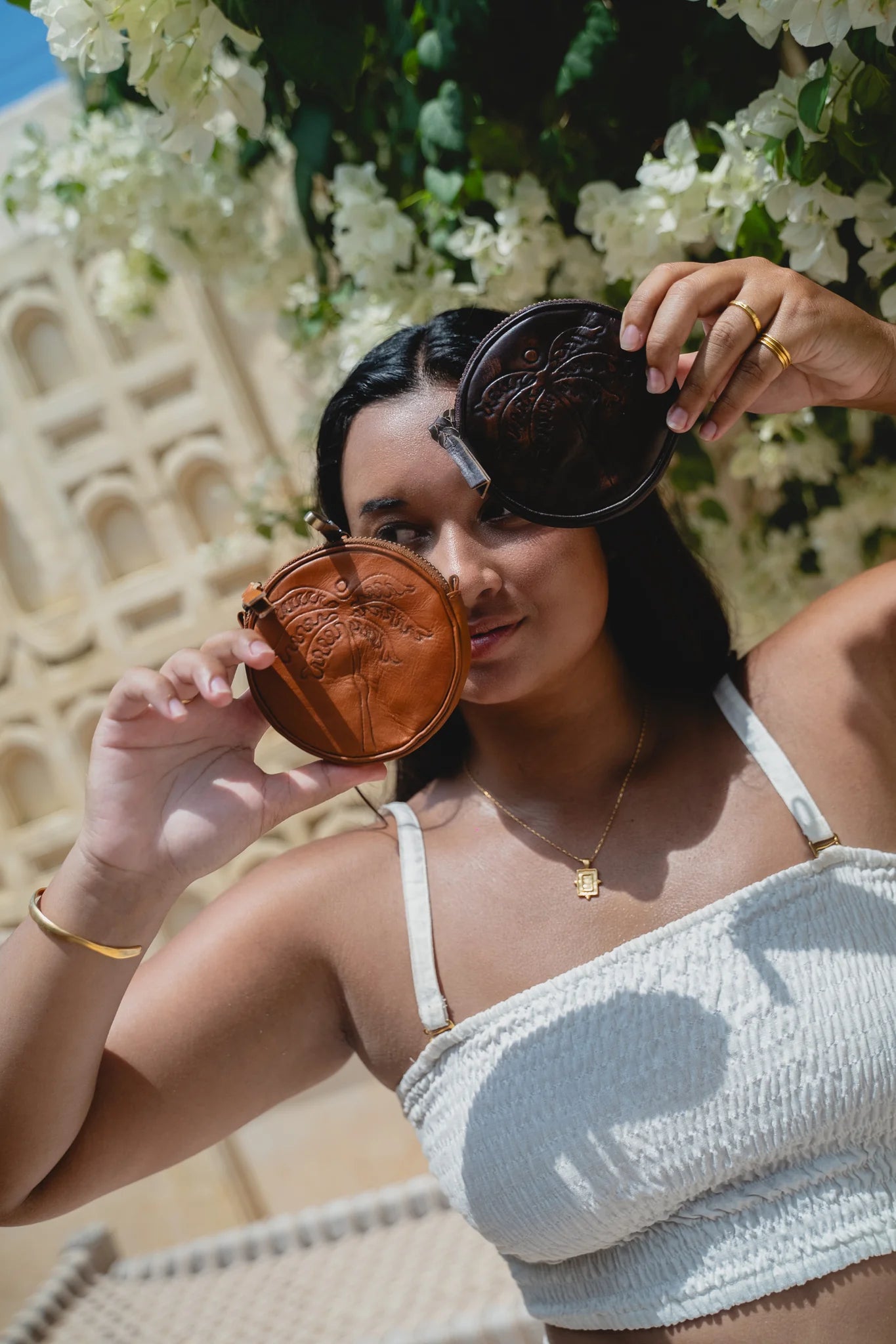 Palms Purse Vintage Brown