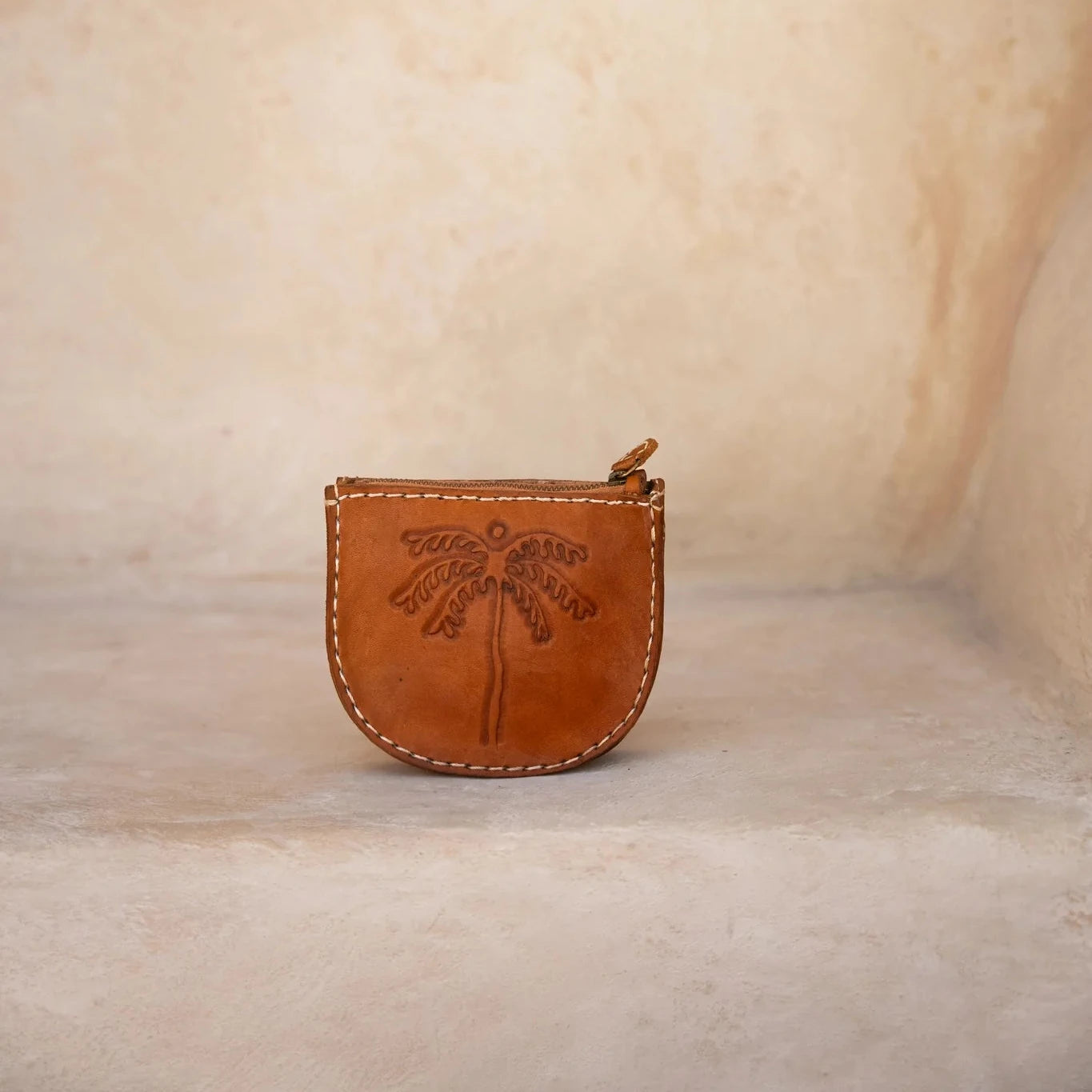 Palms Pouch Vintage Tan