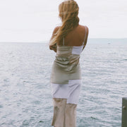 Patchwork Midi Dress