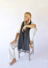 Load image into Gallery viewer, Scarf/Shawl Charcoal
