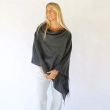 Load image into Gallery viewer, Poncho Charcoal
