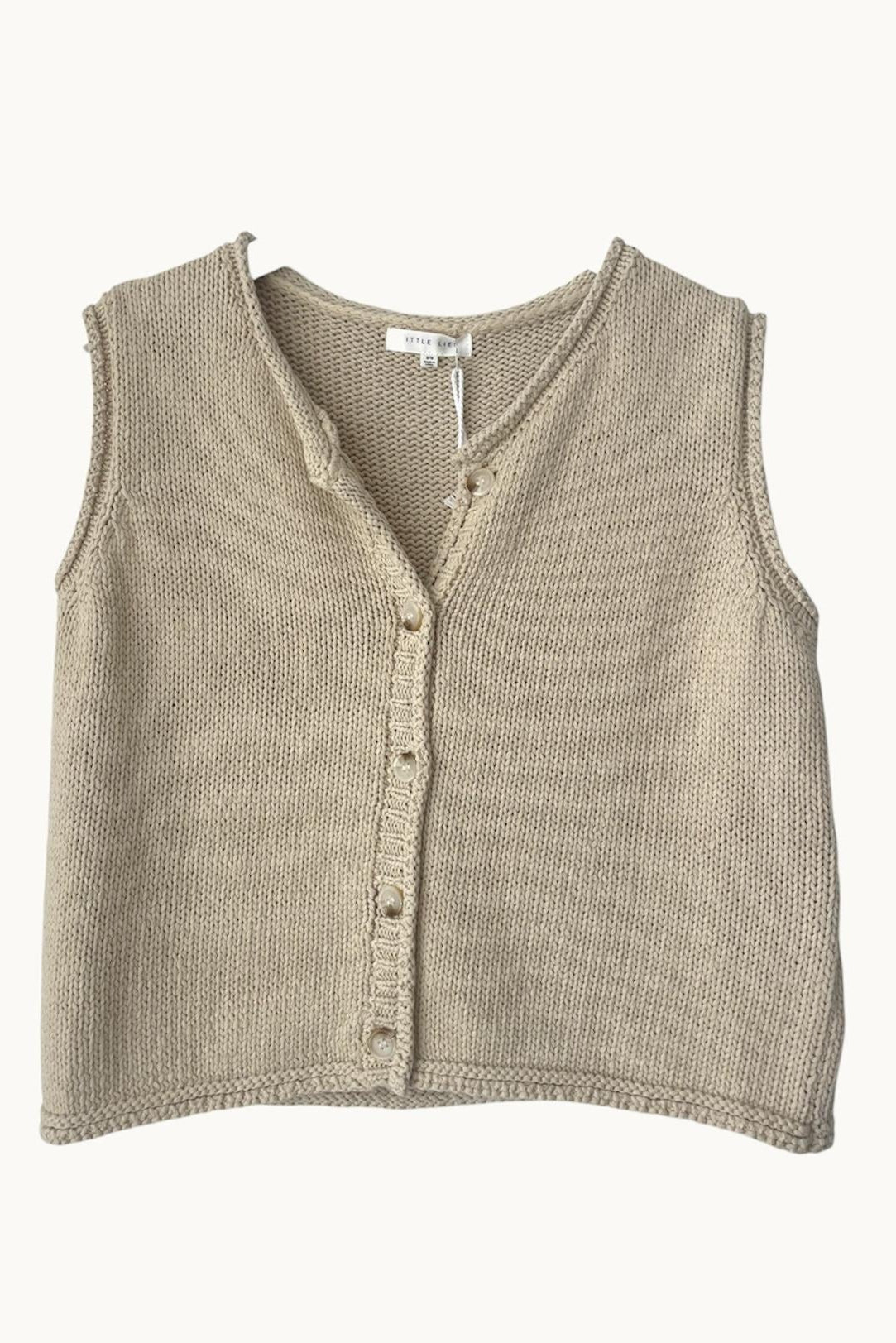 Ava Knit Vest 100% Cotton