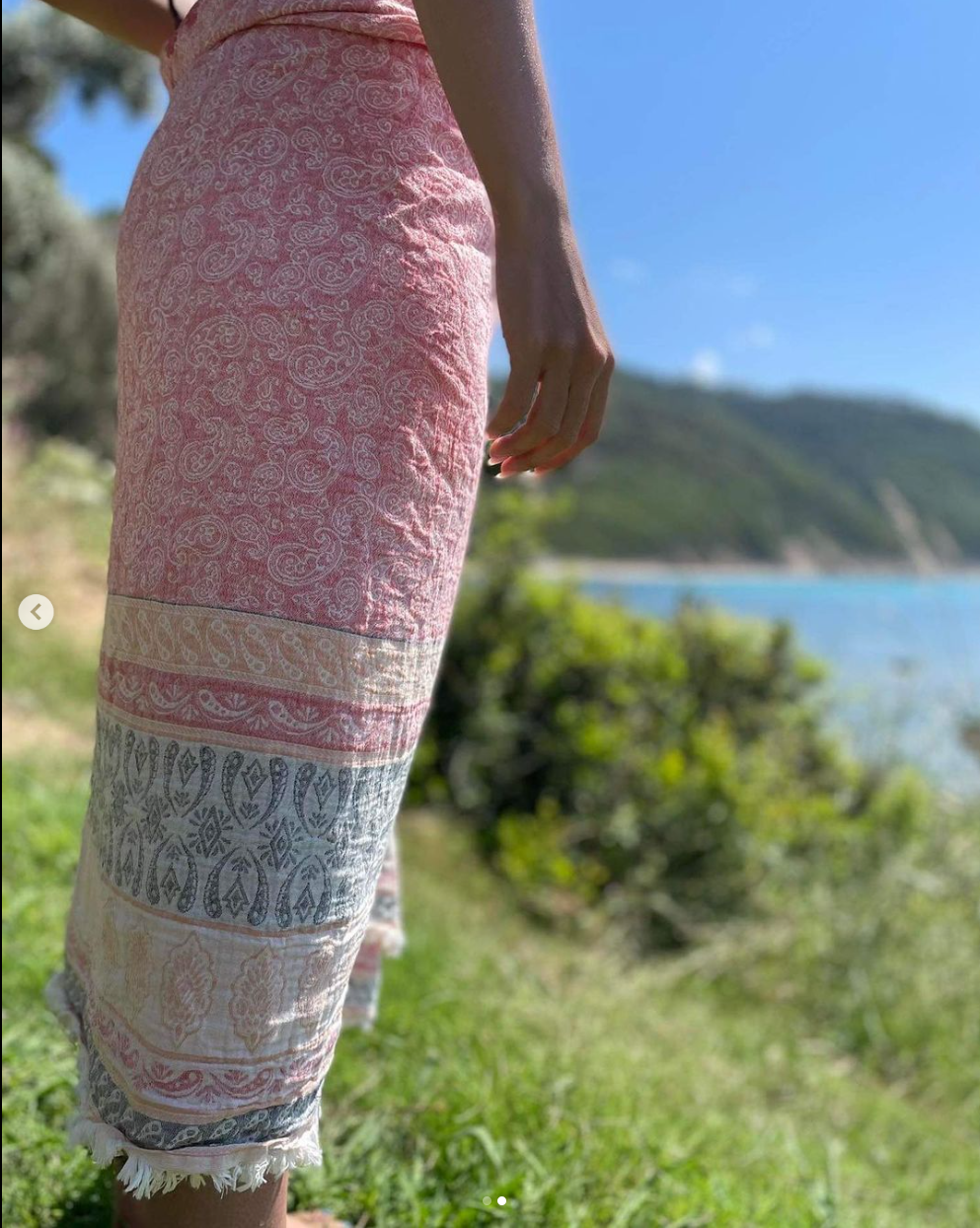 Paisley Double Organic Towel