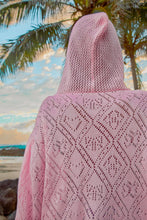 Load image into Gallery viewer, Crochet Knit Sweater Pink
