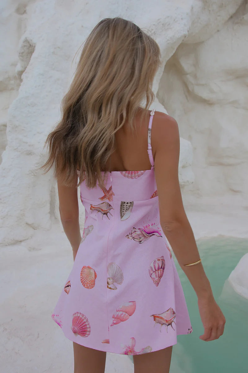 Sea Dreamer Mini Dress Pink