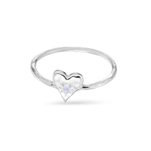 Load image into Gallery viewer, Love Heart Moonstone Ring
