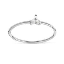 Load image into Gallery viewer, Delicate Starburst White Topaz Ring
